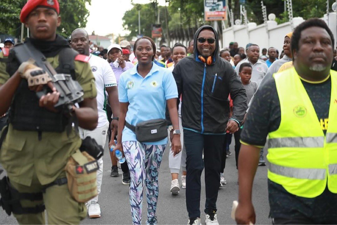 Kassim Majaliwa mass exercise event